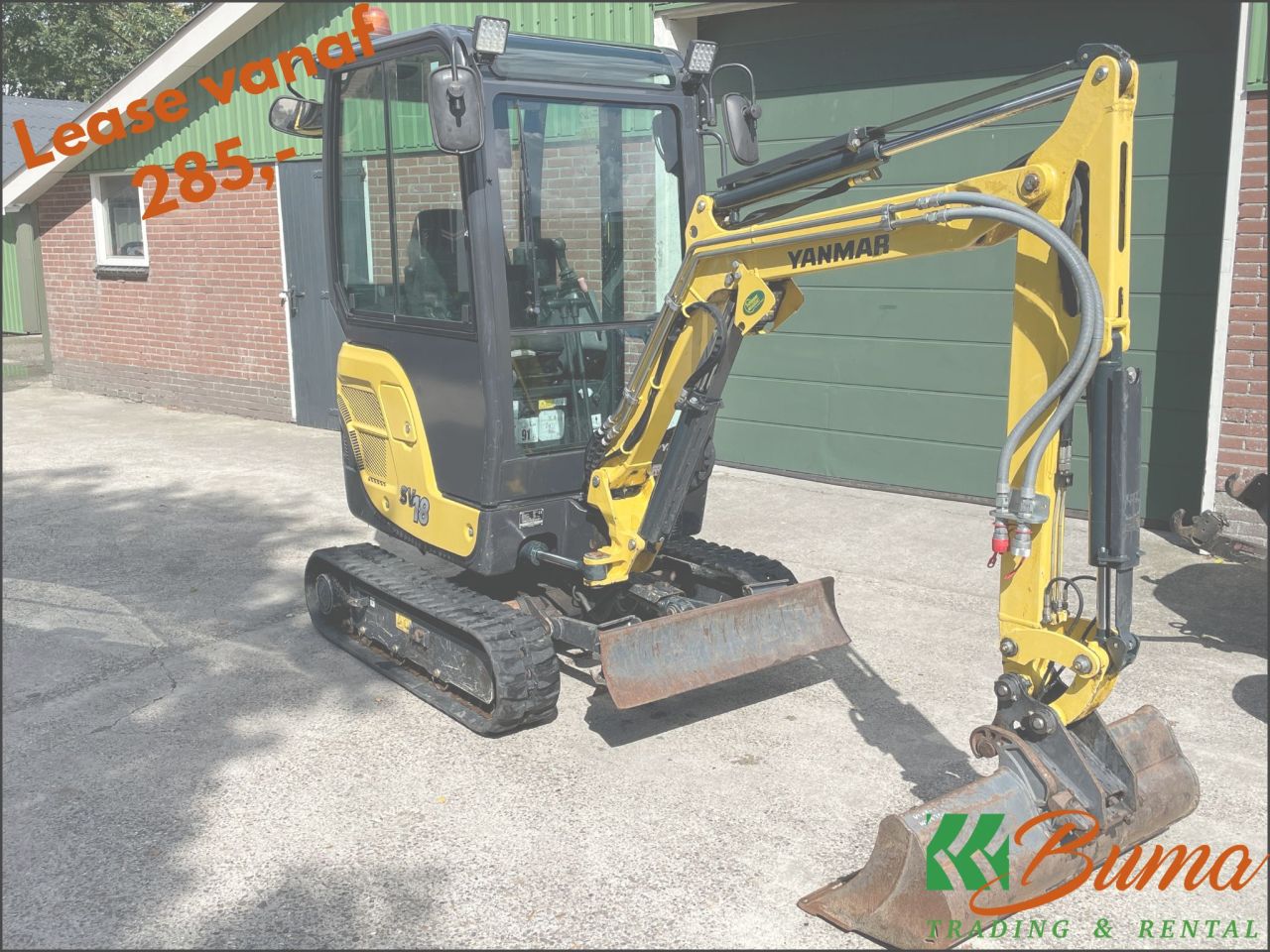 Yanmar SW18 minigraver / minikraan