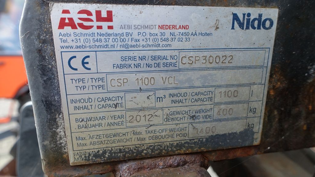 Nido Schmidt CSP100 Zoutsproeimachine