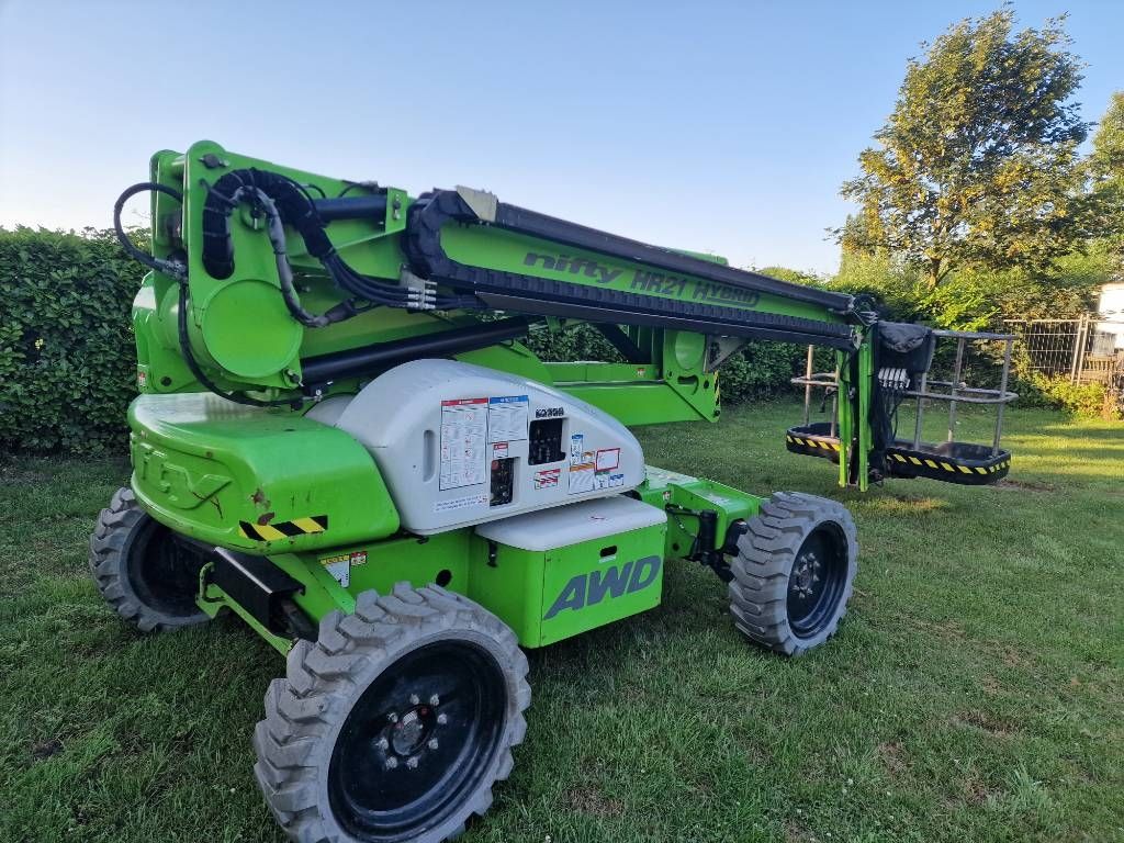Niftylift HR 21 hybrid 4x4 knikarmhoogwerker 21m hoogwerker