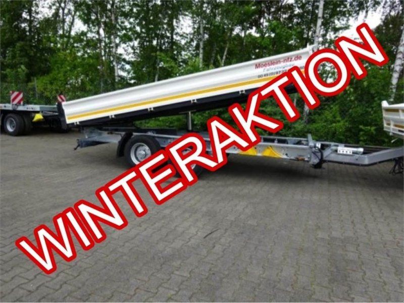 Möslein TTD11 weiß neuer Tandem 3- Seitenkipper Tieflader