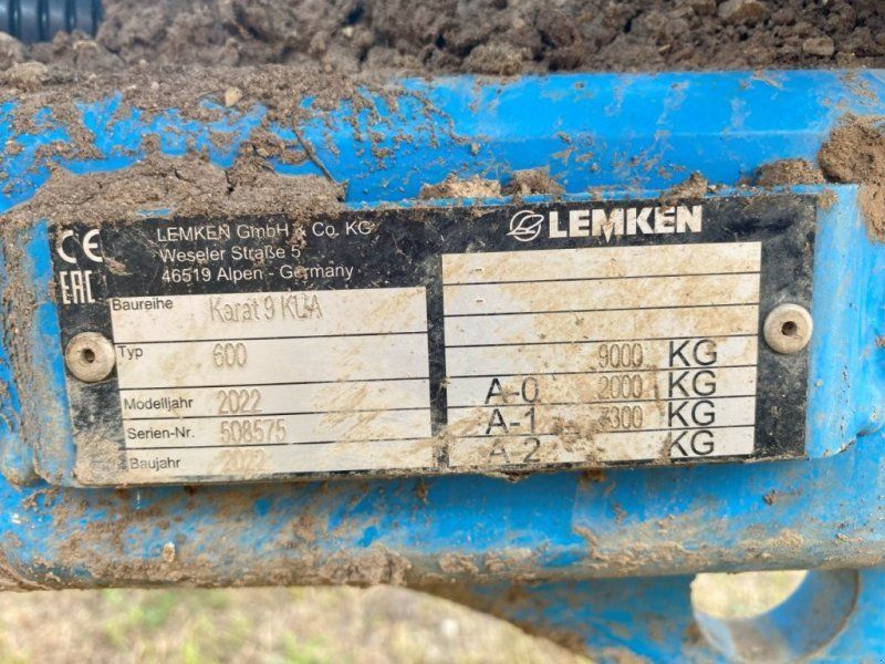 Lemken Karat 9/600 KÜA