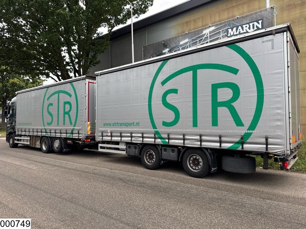 Renault T 480 6x2, EURO 6, Standairco, tautliner, Combi