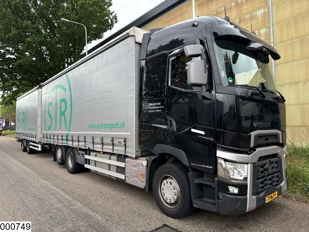 Renault T 480 6x2, EURO 6, Standairco, tautliner, Combi