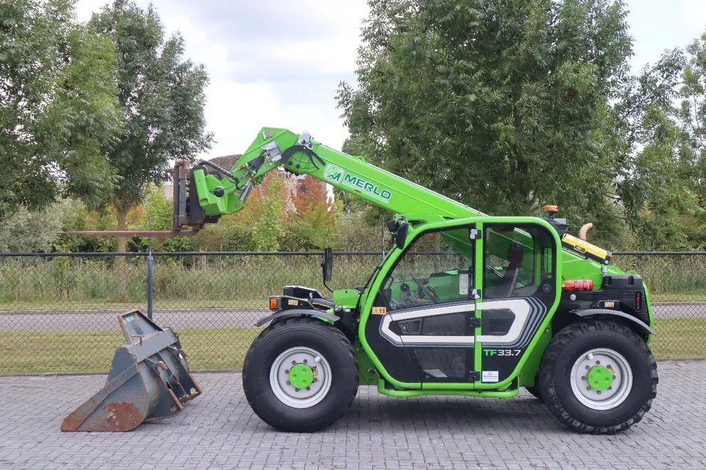 Merlo TF 33.7-115LC TURBOFARMER | 40KM/H | BSS | FORKS | BUCKET