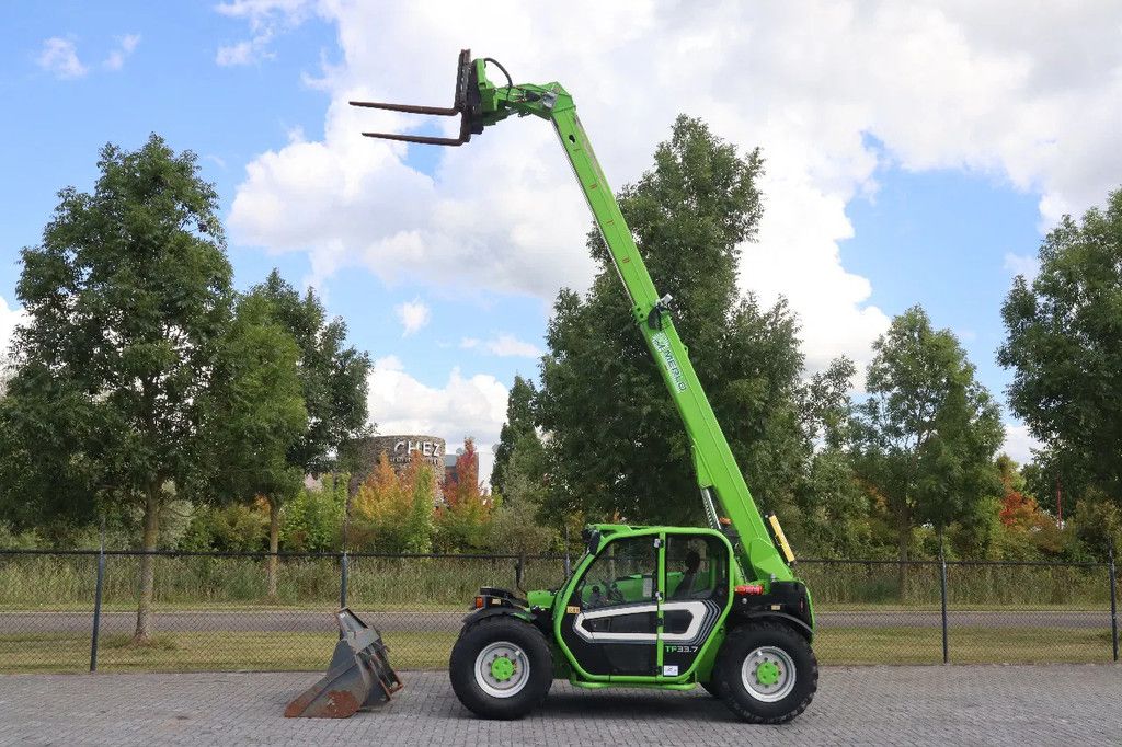 Merlo TF 33.7-115LC TURBOFARMER | 40KM/H | BSS | FORKS | BUCKET