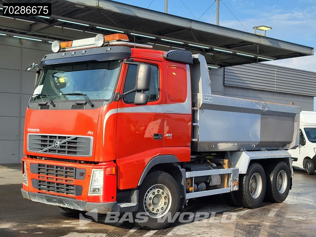 Volvo FH FH 480 6X4 10m3 Maur Tipper Big-Axle Steel suspension Automatic Euro 4