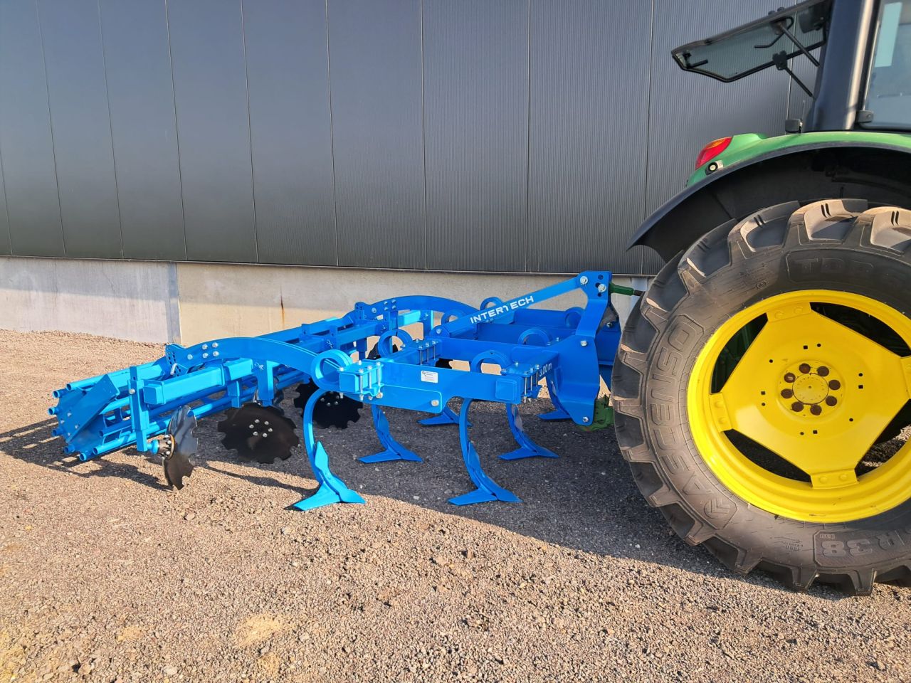 InterTech vleugelschaar cultivator 3M smaragd
