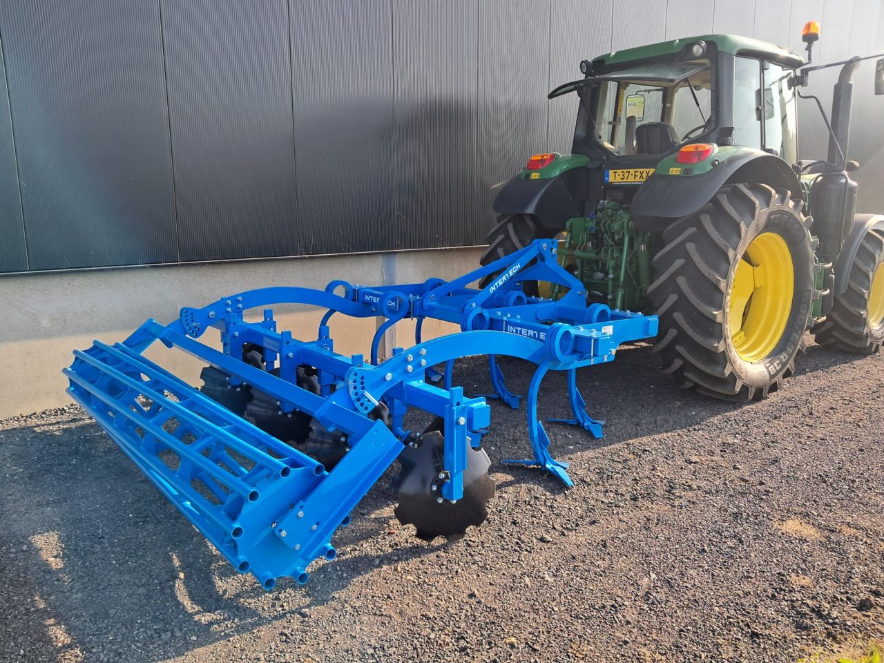 InterTech vleugelschaar cultivator 3M smaragd