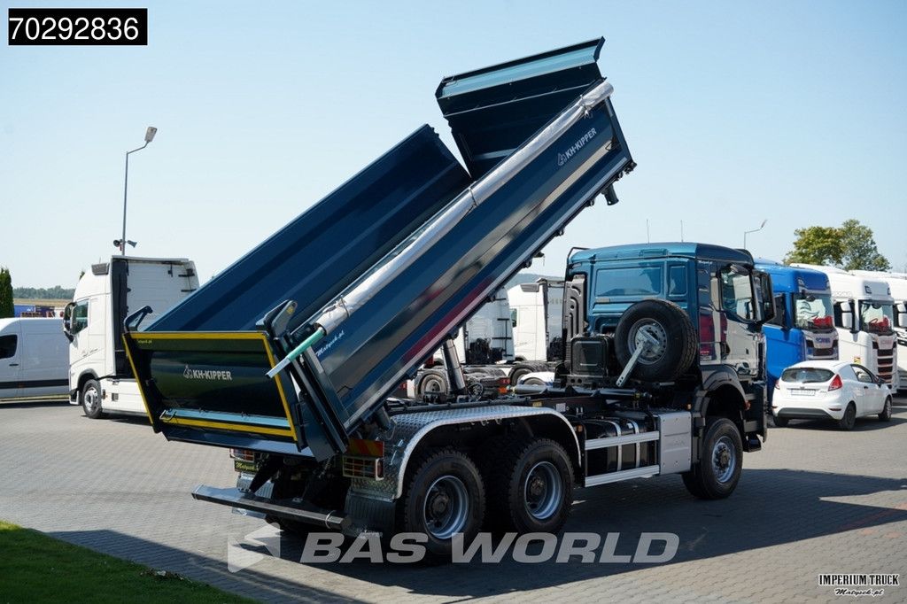 MAN TGS TGS 33.480 6X6 11m3 KH-3-Way Kipper 6x6 Steel Suspension Automatic Big-Axle Euro 6