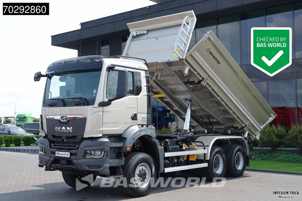 MAN TGS TGS 33.480 6X6 6x6 3-Way Kipper Big-Axle Euro 6