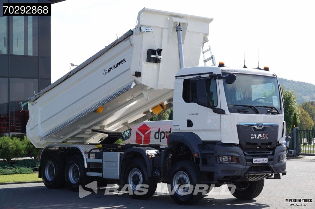 MAN TGS TGS 41.480 8X8 Manual 8x8 Hardox Steel Tipper Euro 6