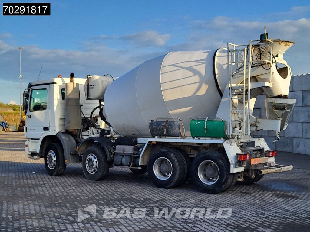 Mercedes Actros 3236 8X4 9m3 Stetter Mixer Retarder Steelsuspension Big-Axle Euro 3