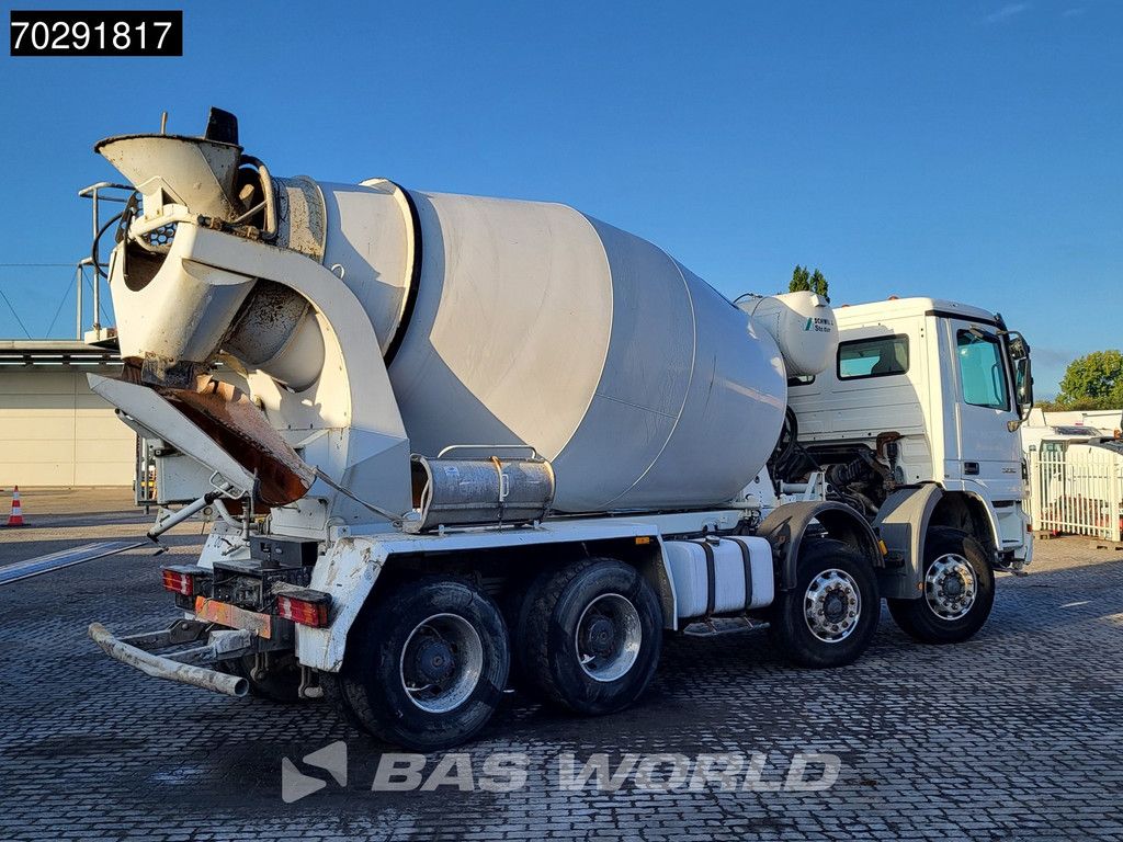 Mercedes Actros 3236 8X4 9m3 Stetter Mixer Retarder Steelsuspension Big-Axle Euro 3