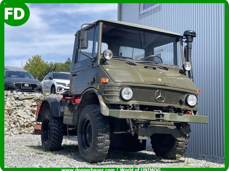 Mercedes-Benz Unimog 407 Agrar-Forst , Glogger Seilwinde, Defekt