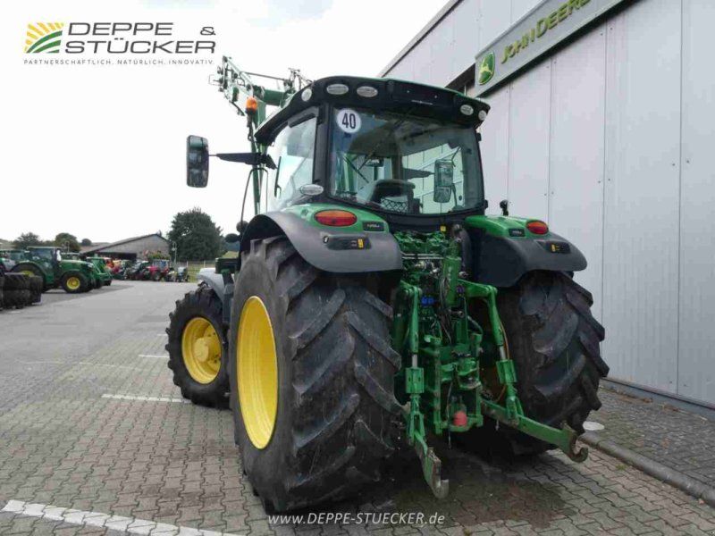 John Deere 6155R + 663R