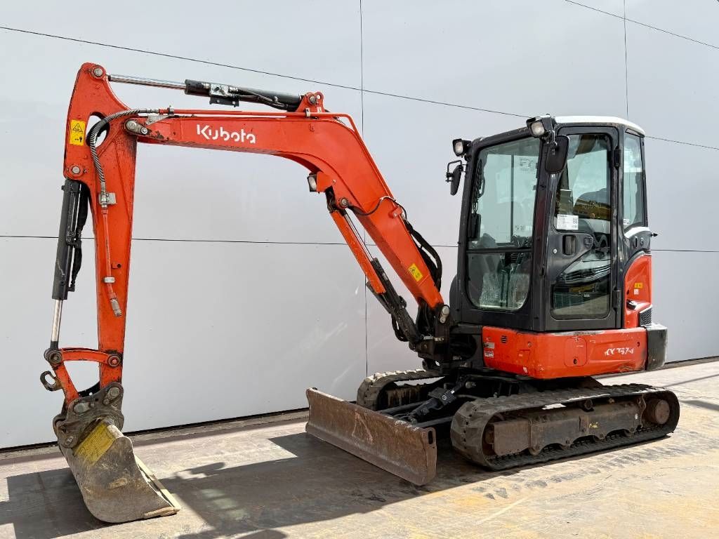 Kubota KX037-4 - Hammer Lines / Quick Coupler