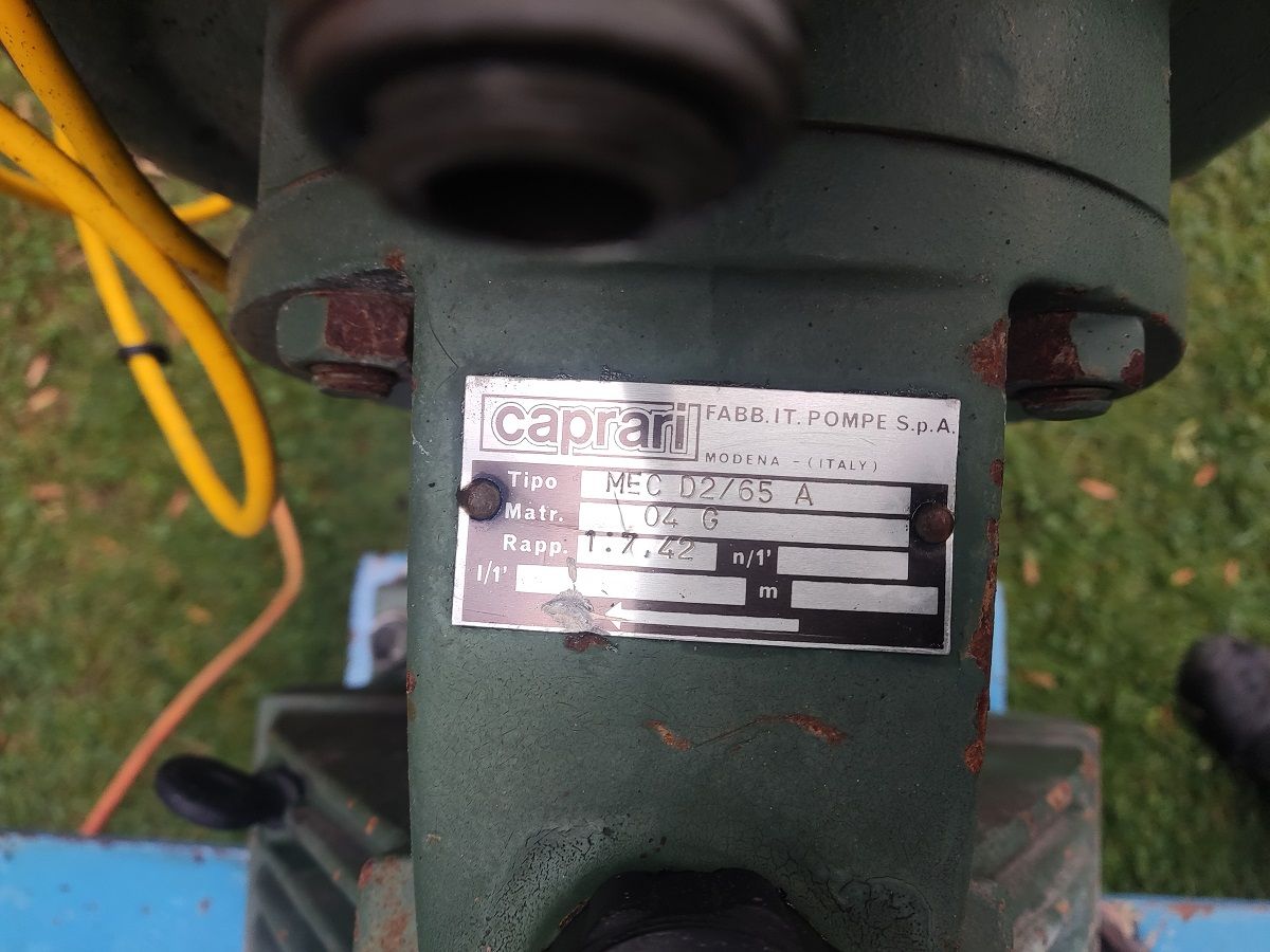 CAPRARI waterpomp (type MEC D2/65A, 96 kuub, compleet!)