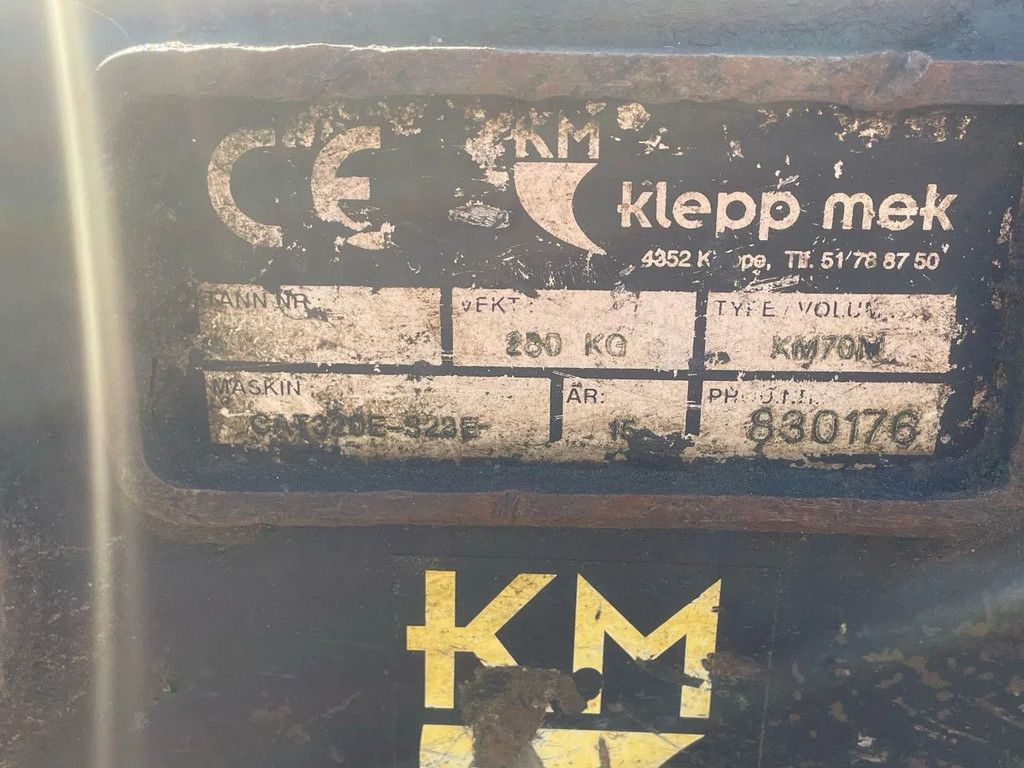 KLEPP MEK KM70 | S70 | G70 | QUICK COUPLER | SNELWISSEL