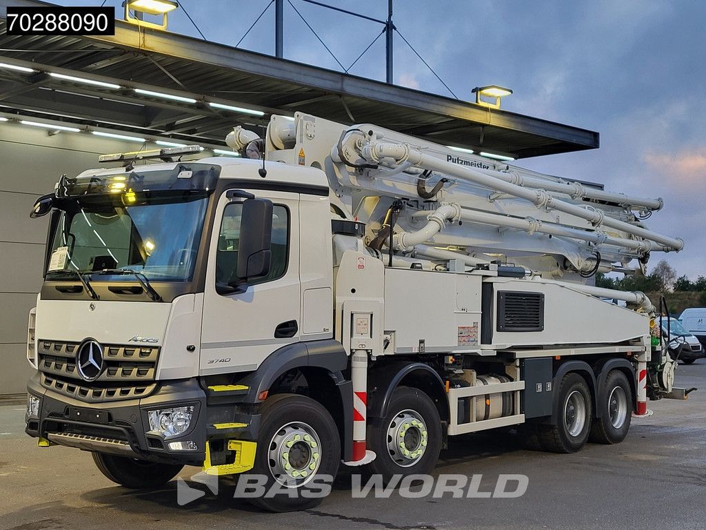 Mercedes Arocs 3740 8X4 Putzmeister M42-5 Betonpomp Big-Axle Steelsuspension Euro 6