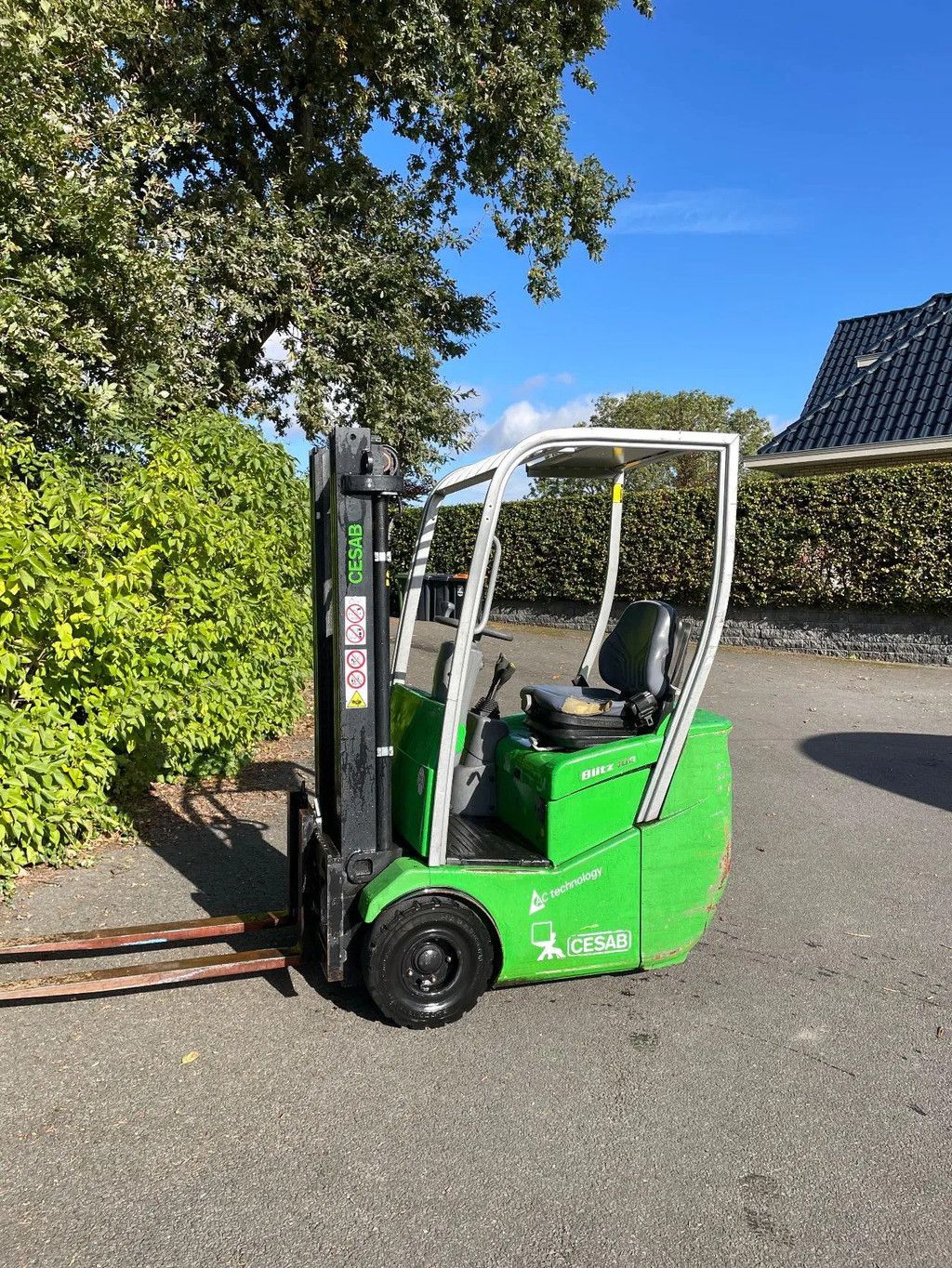 CESAB Cesab Blitz 100 /BT heftruck triplex mast met freelift 5,5m Triplo hefmast met freelift 5,5m