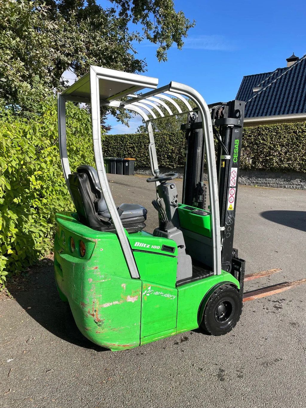 CESAB Cesab Blitz 100 /BT heftruck triplex mast met freelift 5,5m Triplo hefmast met freelift 5,5m