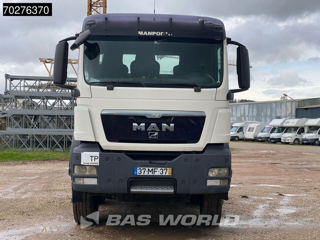 MAN TGS 35.400 8X4 25tons hooklift Manual Retarder Big-Axle Steelsuspension Euro 5
