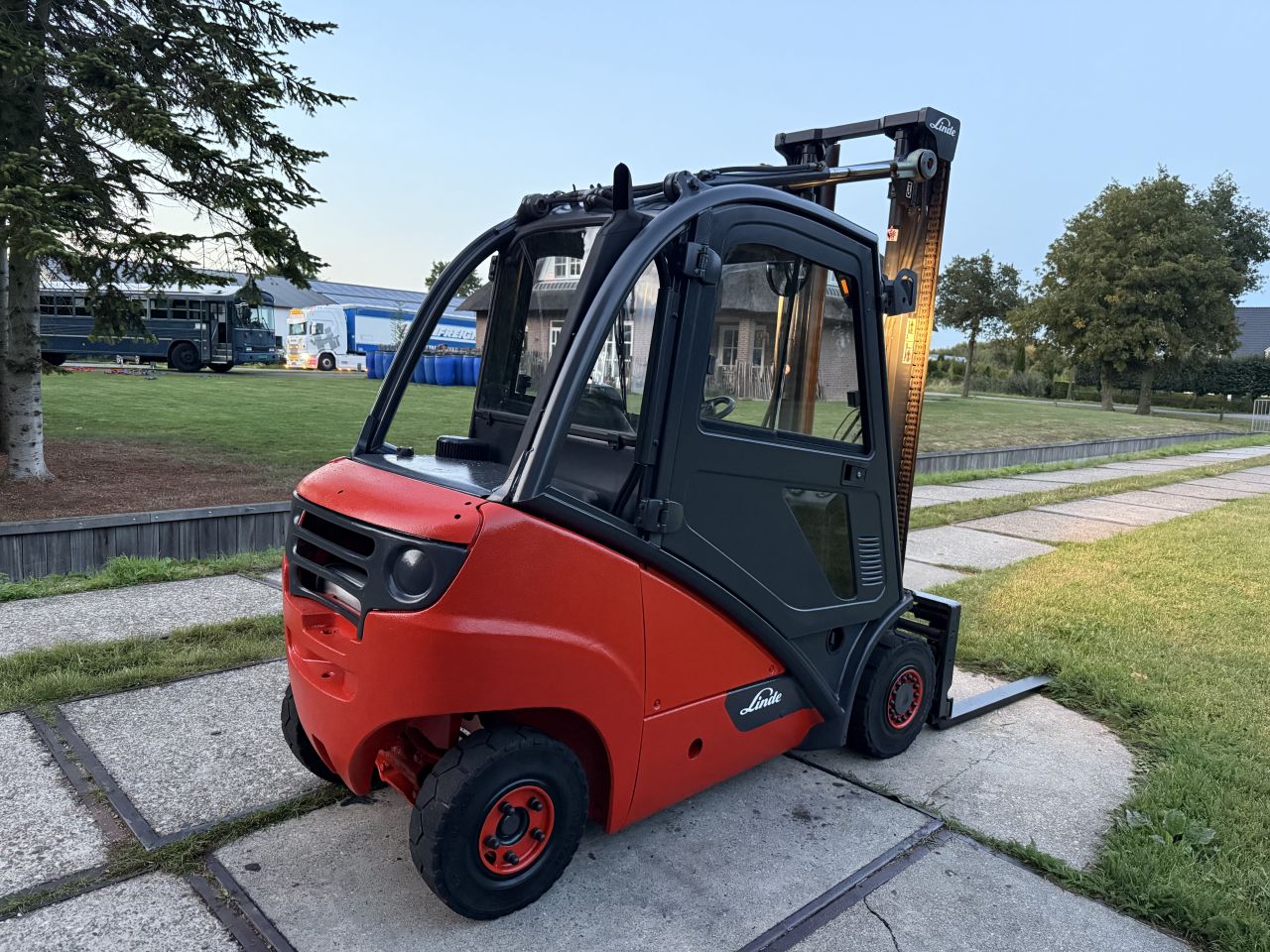 Linde 2000KG diesel heftruck Sideshift vorkversteller 6500uur