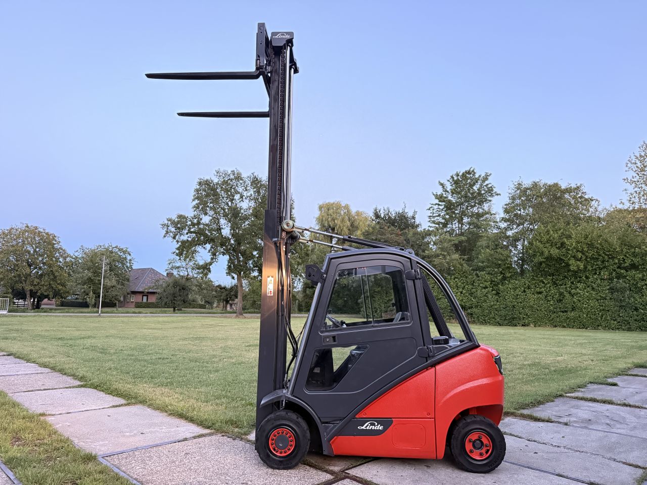 Linde 2000KG diesel heftruck Sideshift vorkversteller 6500uur