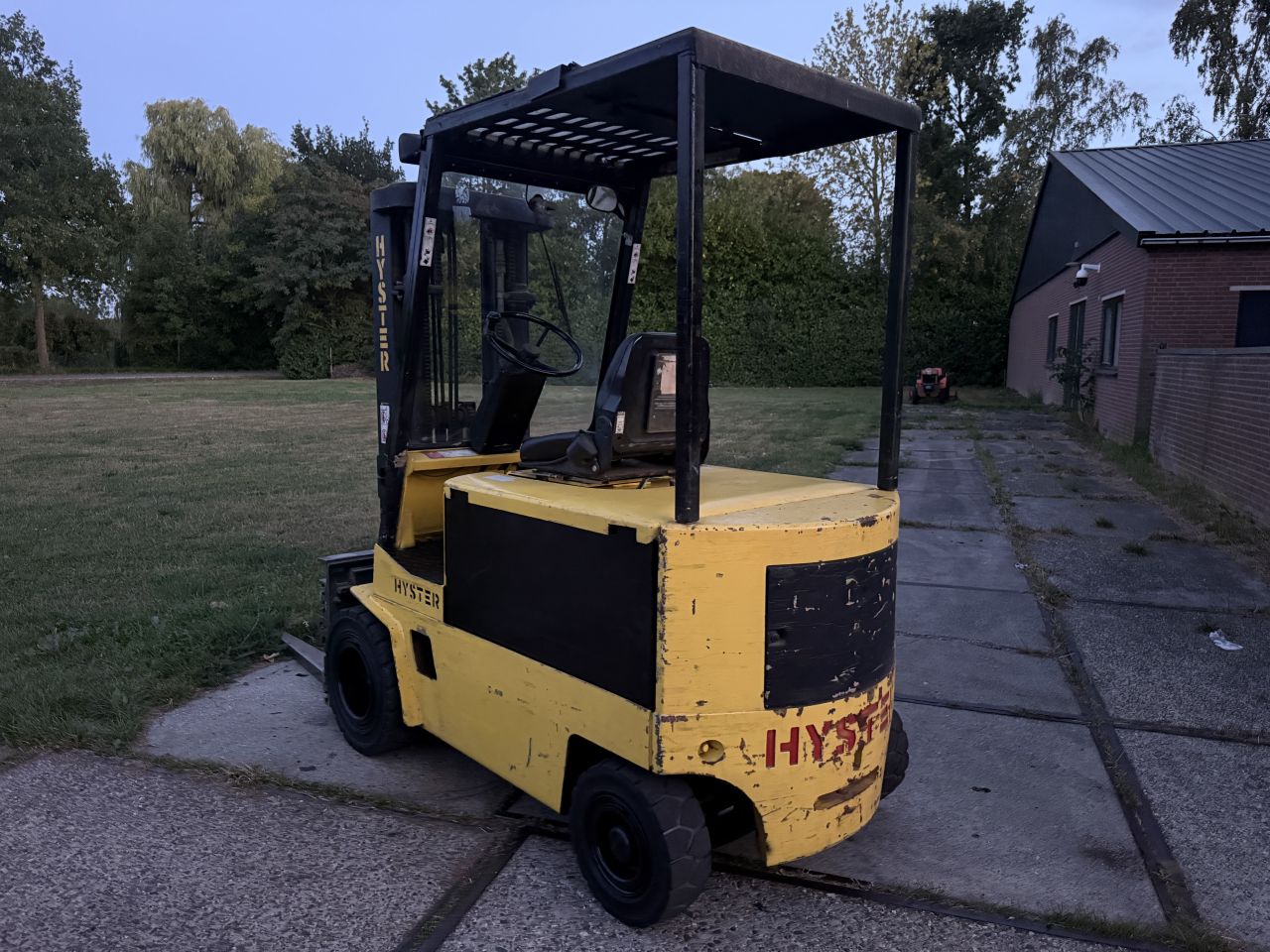 KOOPJE ! Hyster 2500KG elektrisch 3-delig + vorkenspreider