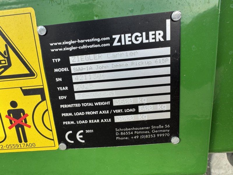 John Deere BP15 PICKUP SKÆREBOR