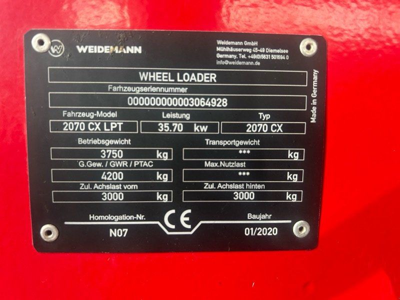 Weidemann 2070LPT