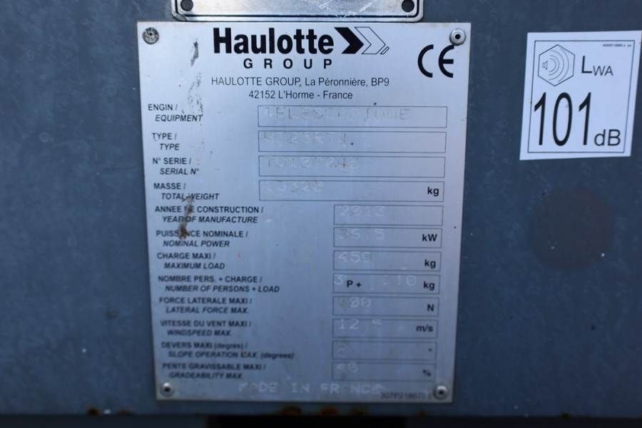 Haulotte HT23RTJ PRO Diesel, 4x4x4 Drive, 22.5 m Working He