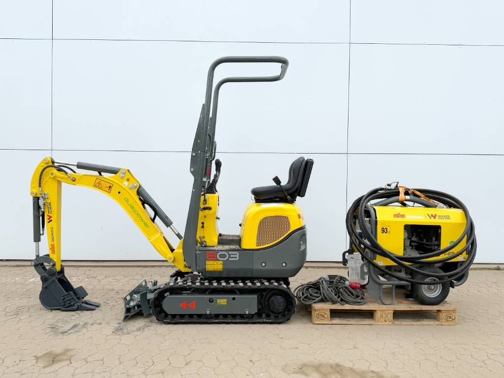 Wacker Neuson 803 Dual Power - New / Unused / Hydr Undercarriage