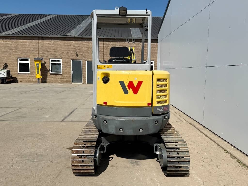 Wacker Neuson EZ26 Zero Tail - Hammer Lines / Trench Bucket