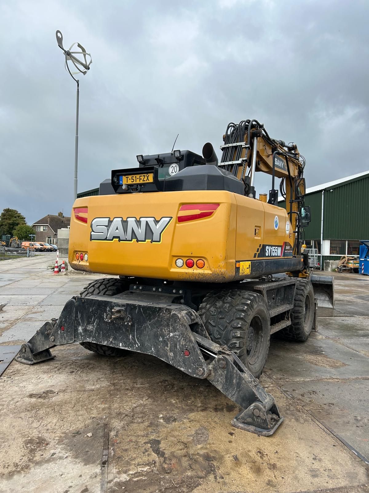 SANY SY155W mobiele
