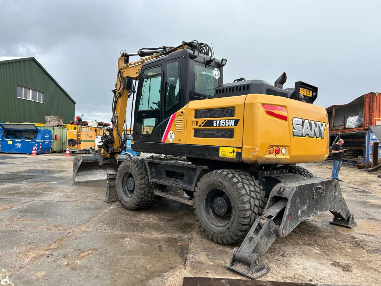 SANY SY155W mobiele