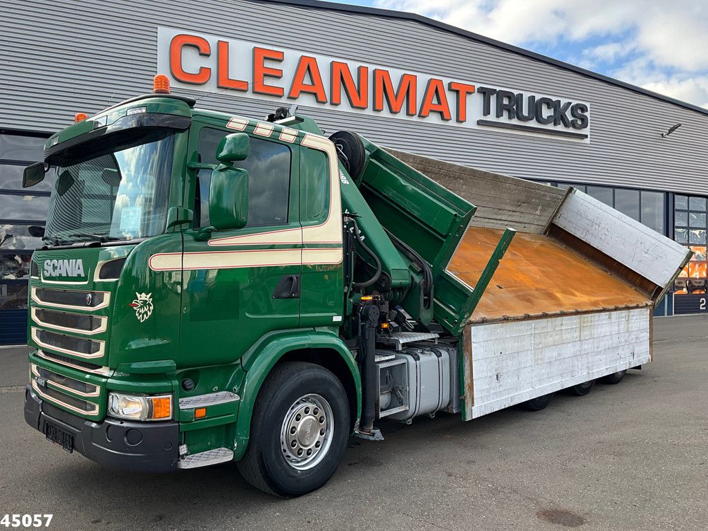Scania G 490 8x4 Euro 6 Hiab 24 Tonmeter laadkraan