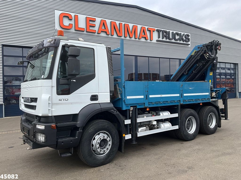 Iveco Trakker AD260T41 Euro 5 6x4 Full Steel Palfinger 36 Tm laadkraan Just 133.291 km!