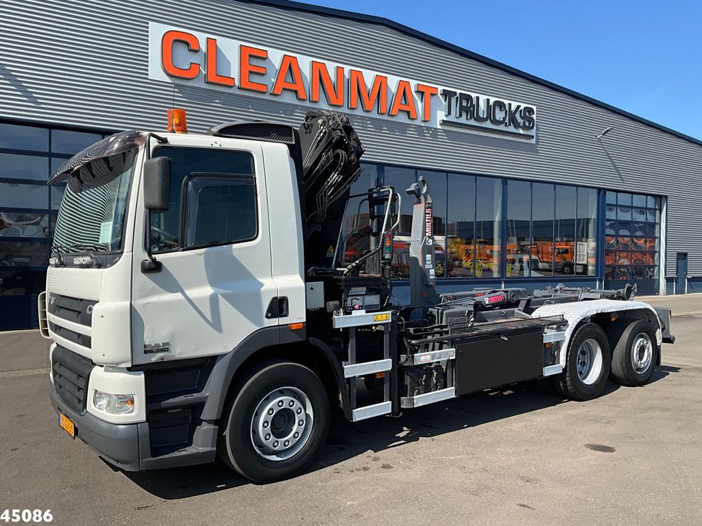 DAF FAS 85 CF 340 Manual Hiab 12 Tonmeter laadkraan