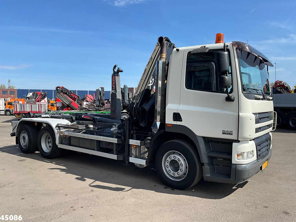 DAF FAS 85 CF 340 Manual Hiab 12 Tonmeter laadkraan
