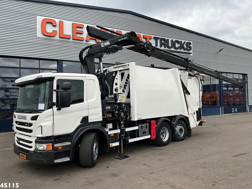Scania P 250 Euro 6 Hiab 21 Tonmeter laadkraan Just 146.000 km!