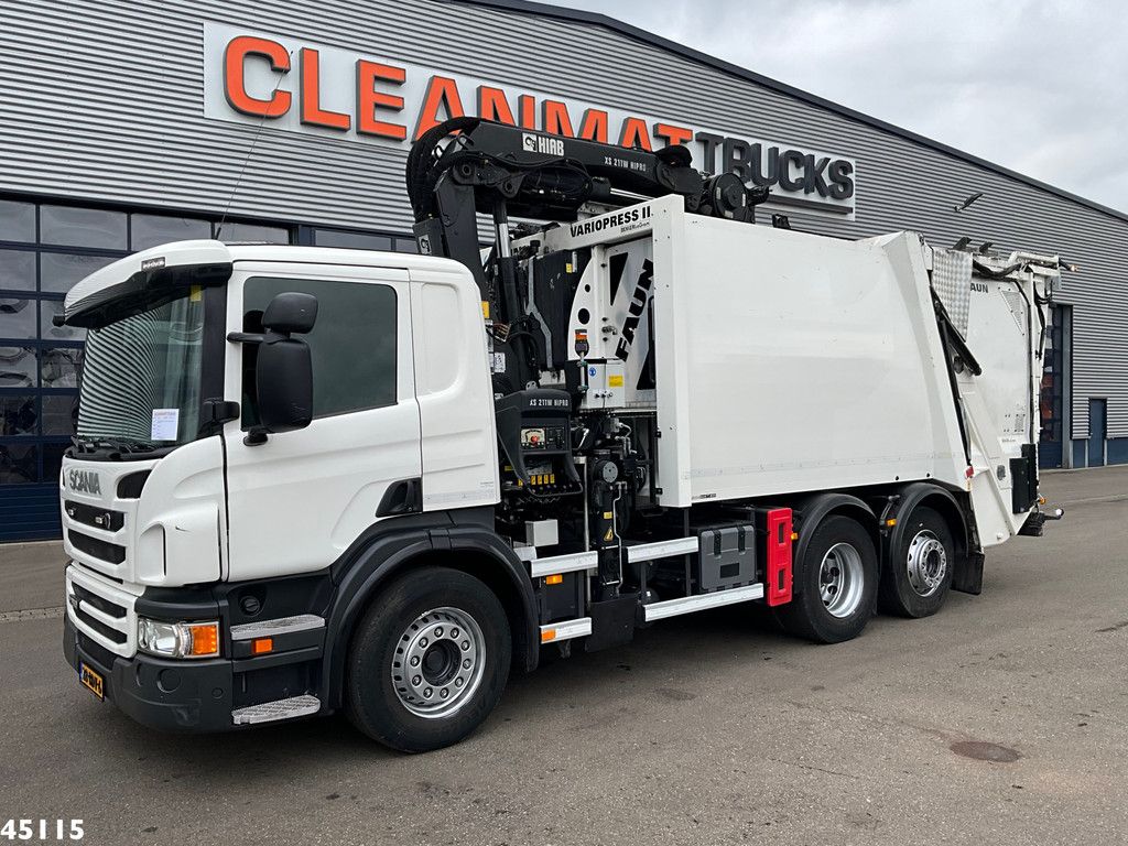 Scania P 250 Euro 6 Hiab 21 Tonmeter laadkraan Just 146.000 km!