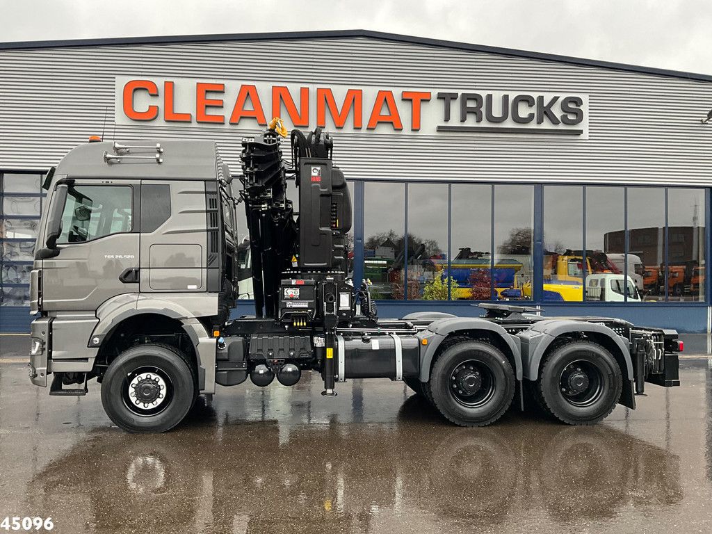 MAN TGS 26.520 Euro 6 6x6 Hiab 54 Tonmeter laadkraan NEW AND UNUSED!