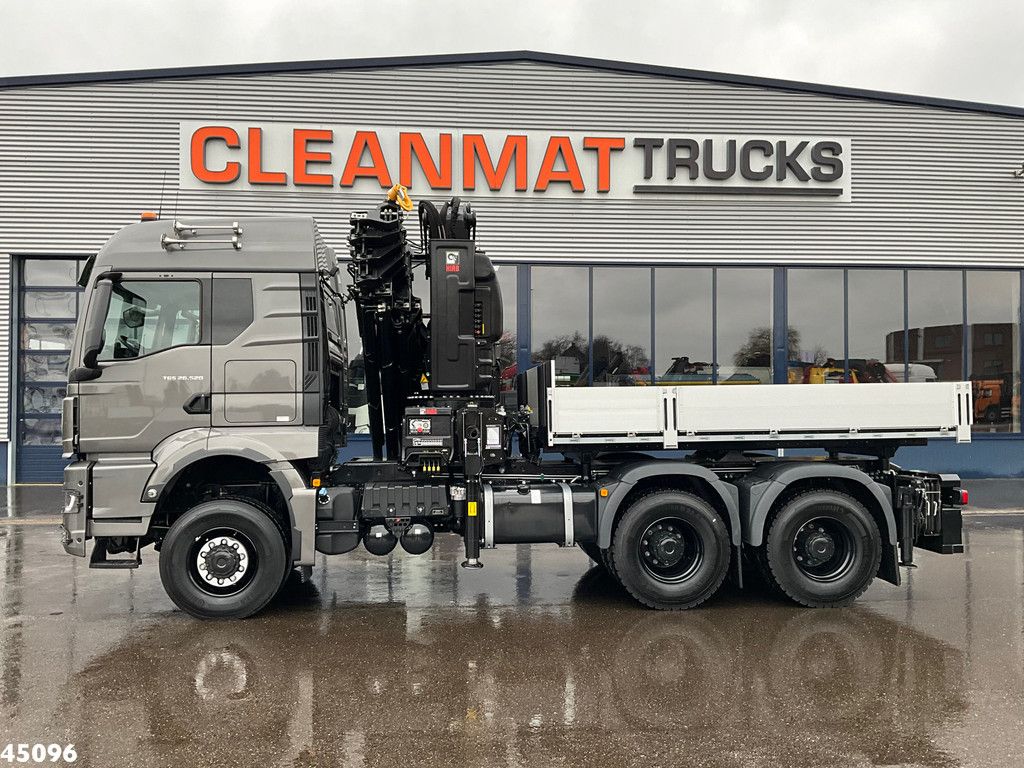 MAN TGS 26.520 Euro 6 6x6 Hiab 54 Tonmeter laadkraan NEW AND UNUSED!