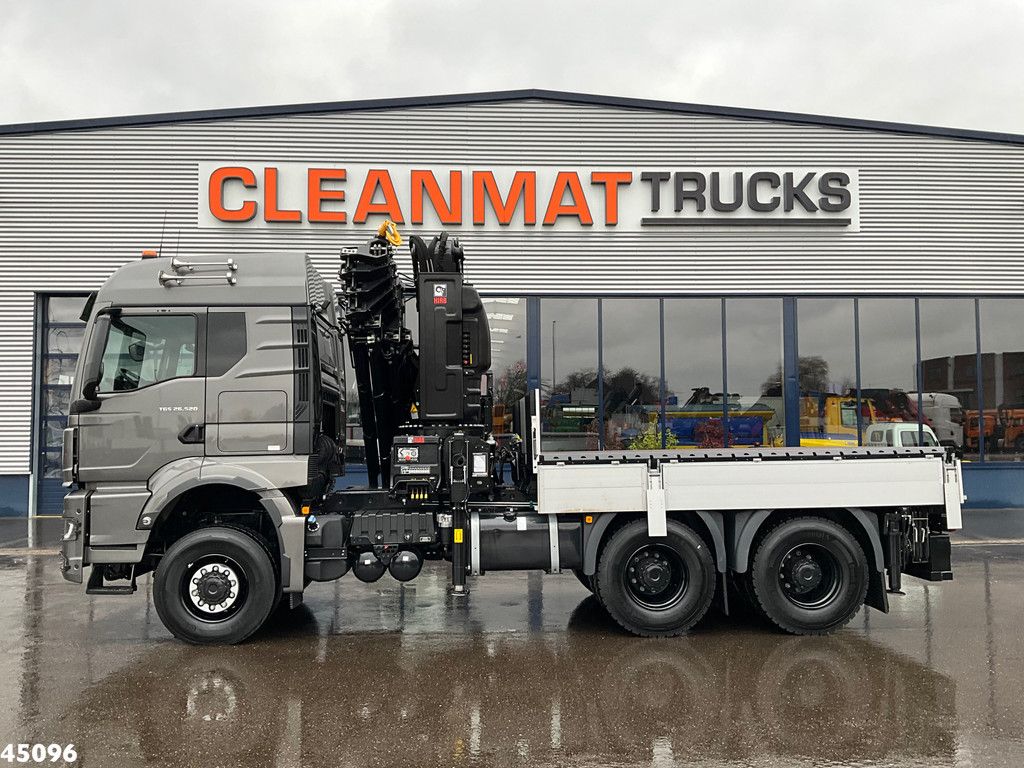 MAN TGS 26.520 Euro 6 6x6 Hiab 54 Tonmeter laadkraan NEW AND UNUSED!