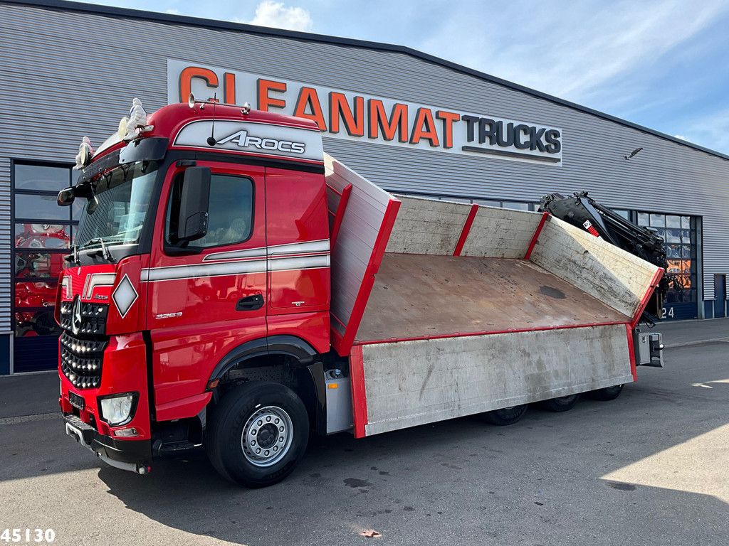 Mercedes-Benz Arocs 3263 8x4 Hiab 37 Tonmeter laadkraan + Fly-Jib