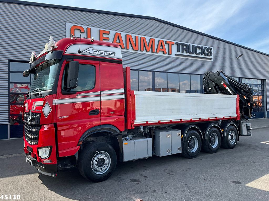 Mercedes-Benz Arocs 3263 8x4 Hiab 37 Tonmeter laadkraan + Fly-Jib