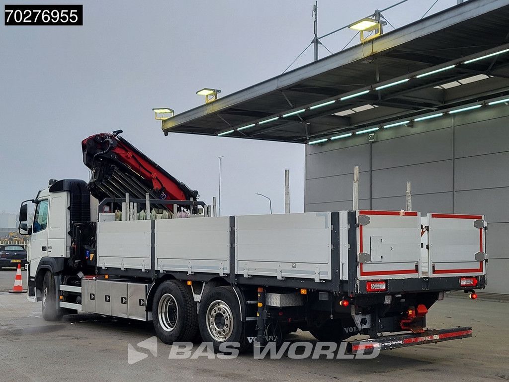 Volvo FM 450 6X2 HMF3220 K5 + Jib K5 Crane Kran Lift-Steering Axle VEB+ Automatic