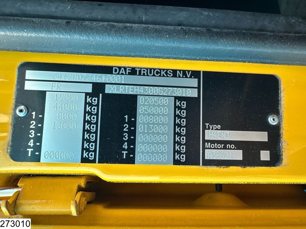 DAF XF 480 EURO 6D, Retarder, Hydraulic