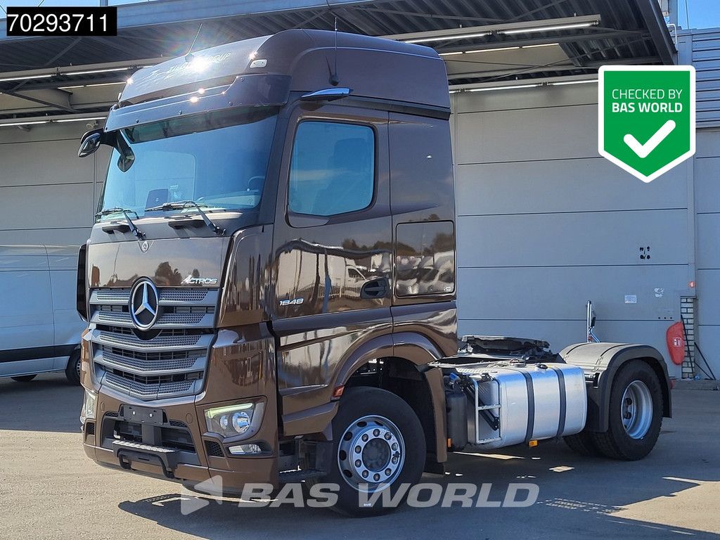 Mercedes Actros 1848 4X2 BigSpace Retarder 2x Tanks Standairco MirrorCam Navi ACC Euro 6
